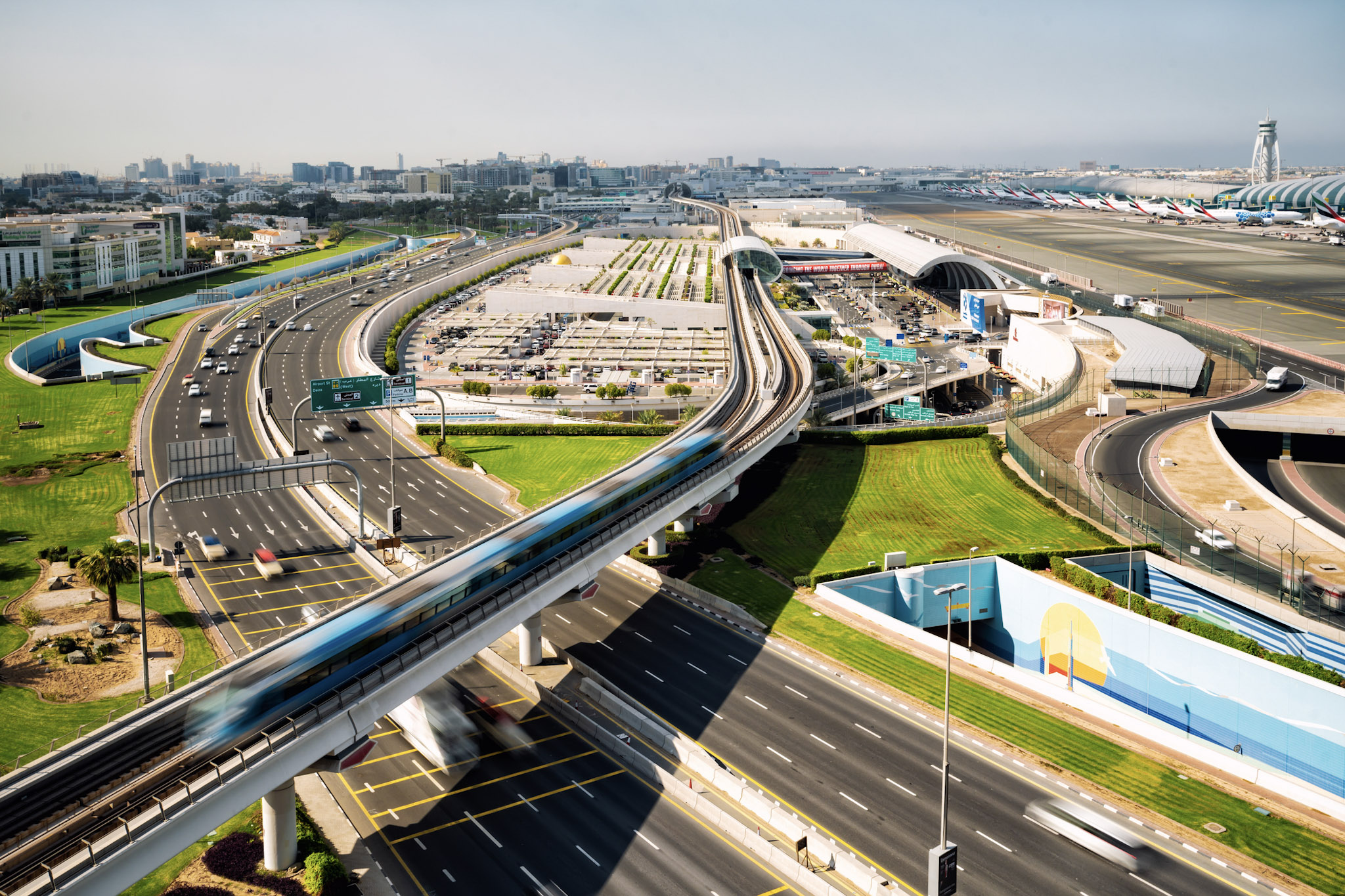 Dubai Airport - Air View