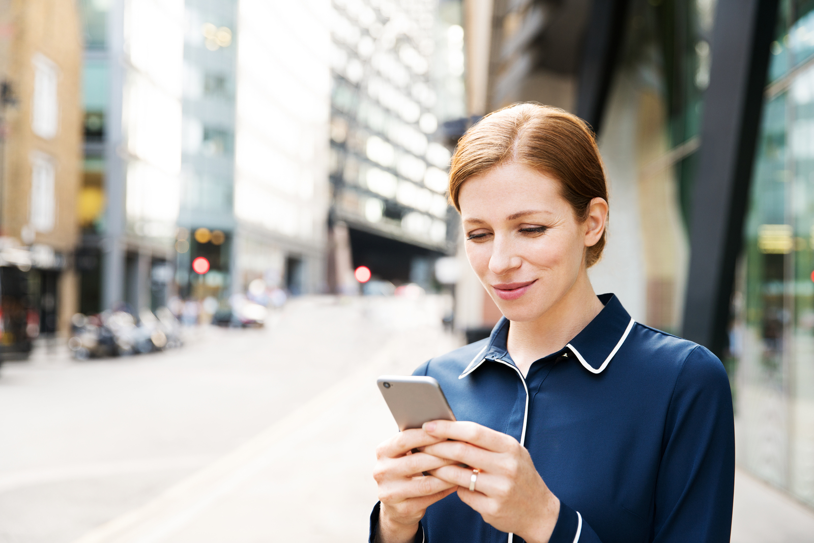 women using a smartphone