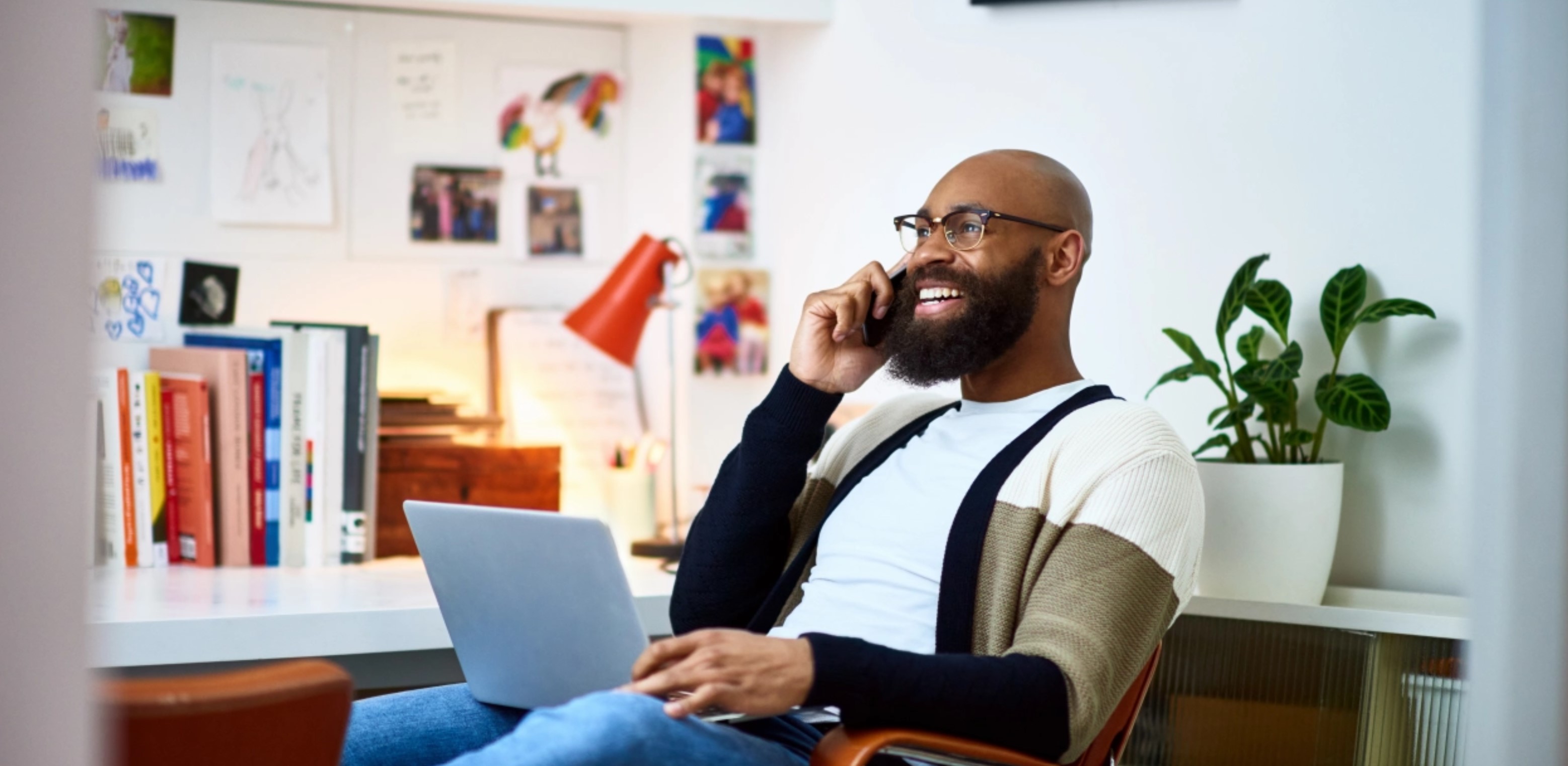 man making a phone call