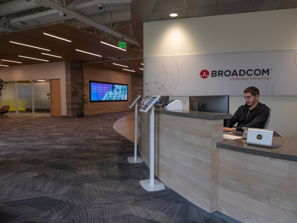 Broadcom Palo Alto CA Campus Interior 2025