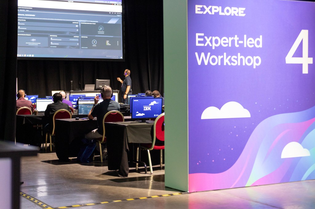 Expert-led workshop session at VMware Explore.