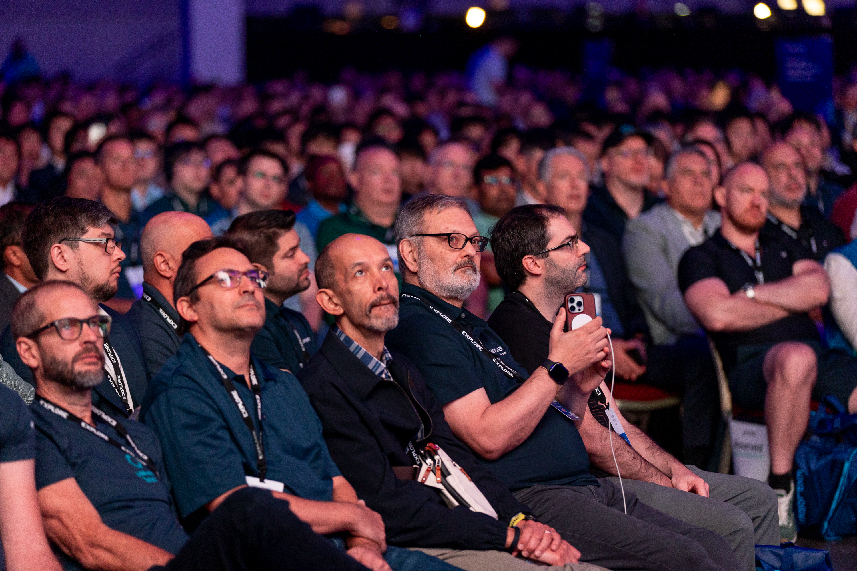 VMware Explore 2025 audience watching the General Session